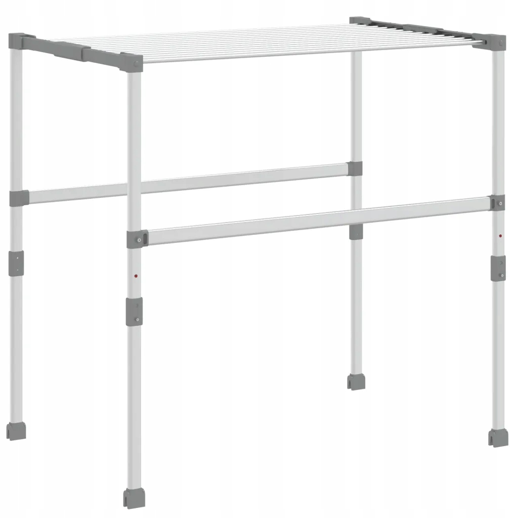 Levně vidaXL Sušák 83x(50-55)x(40-85) cm, hliník