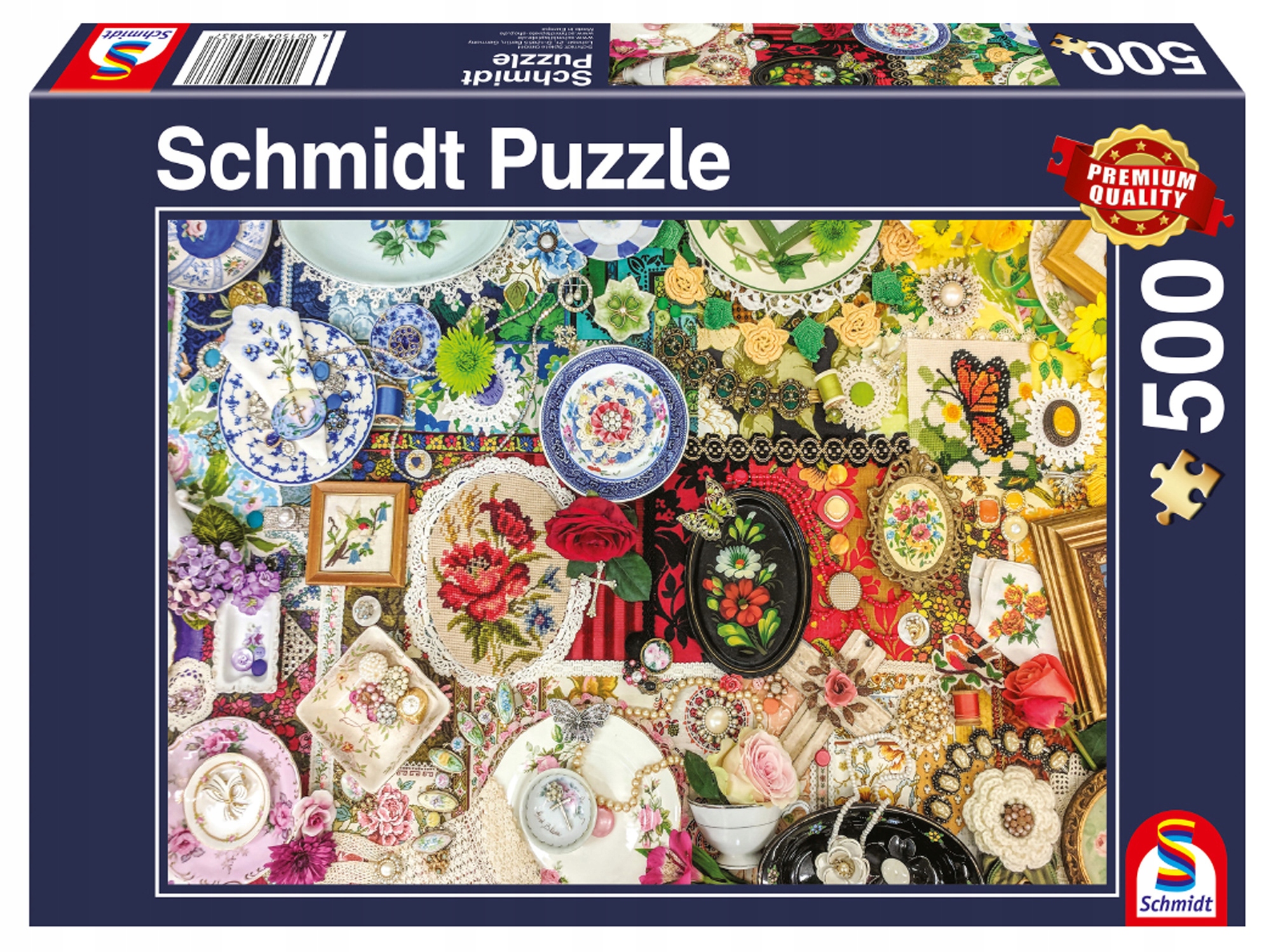 

Schmidt Pq Puzzle 500 el Kolorowe ozdoby