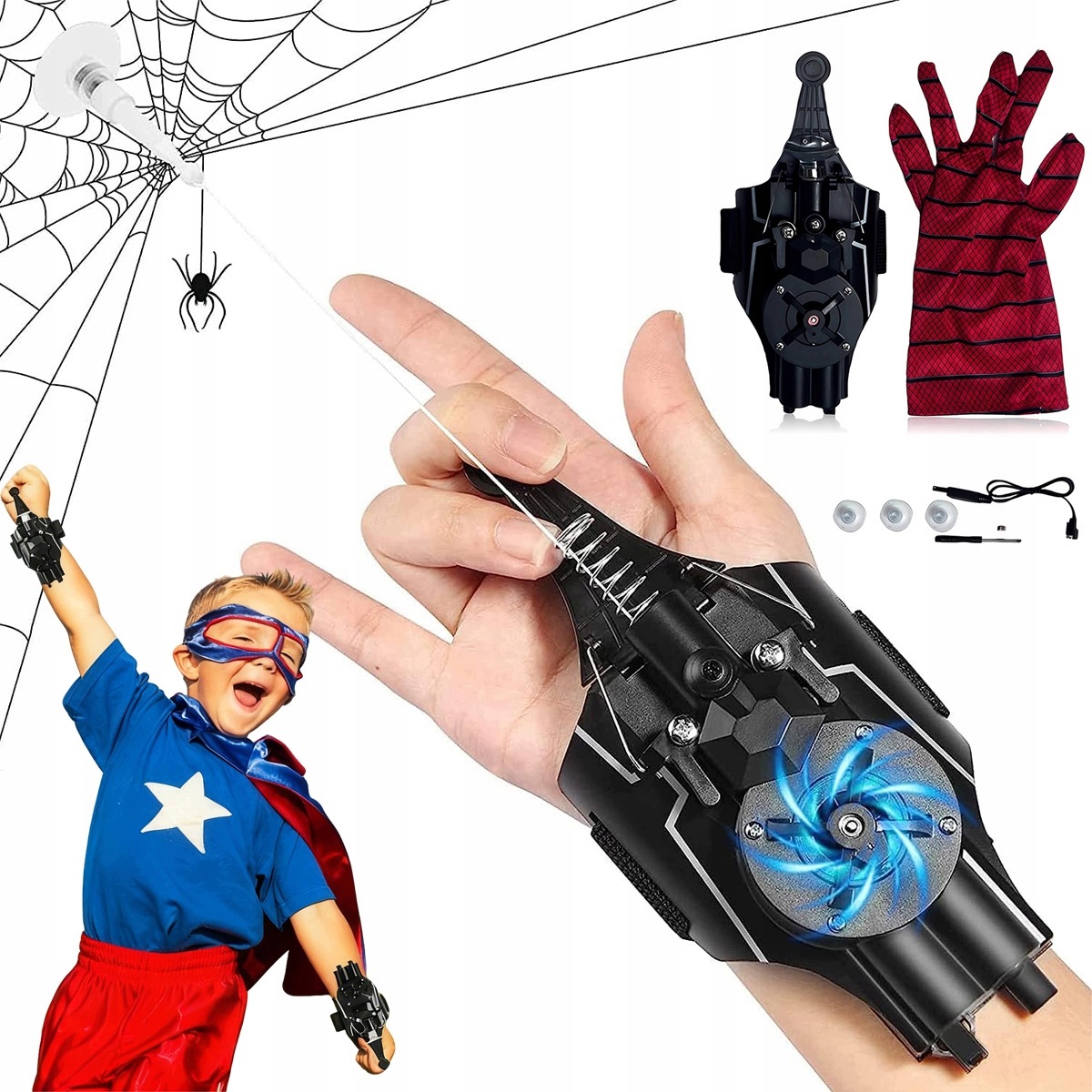 Spiderman Web Shooters Zabawki Spider-Man Prezenty dla dzieci