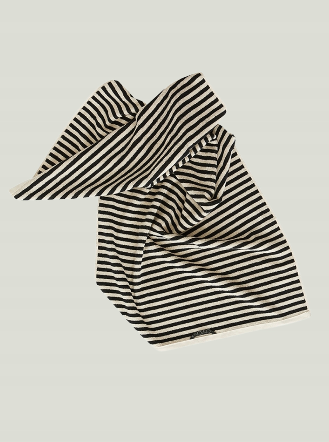 Ručník Raita Clay Black 100 x 150 cm Oyoy Living