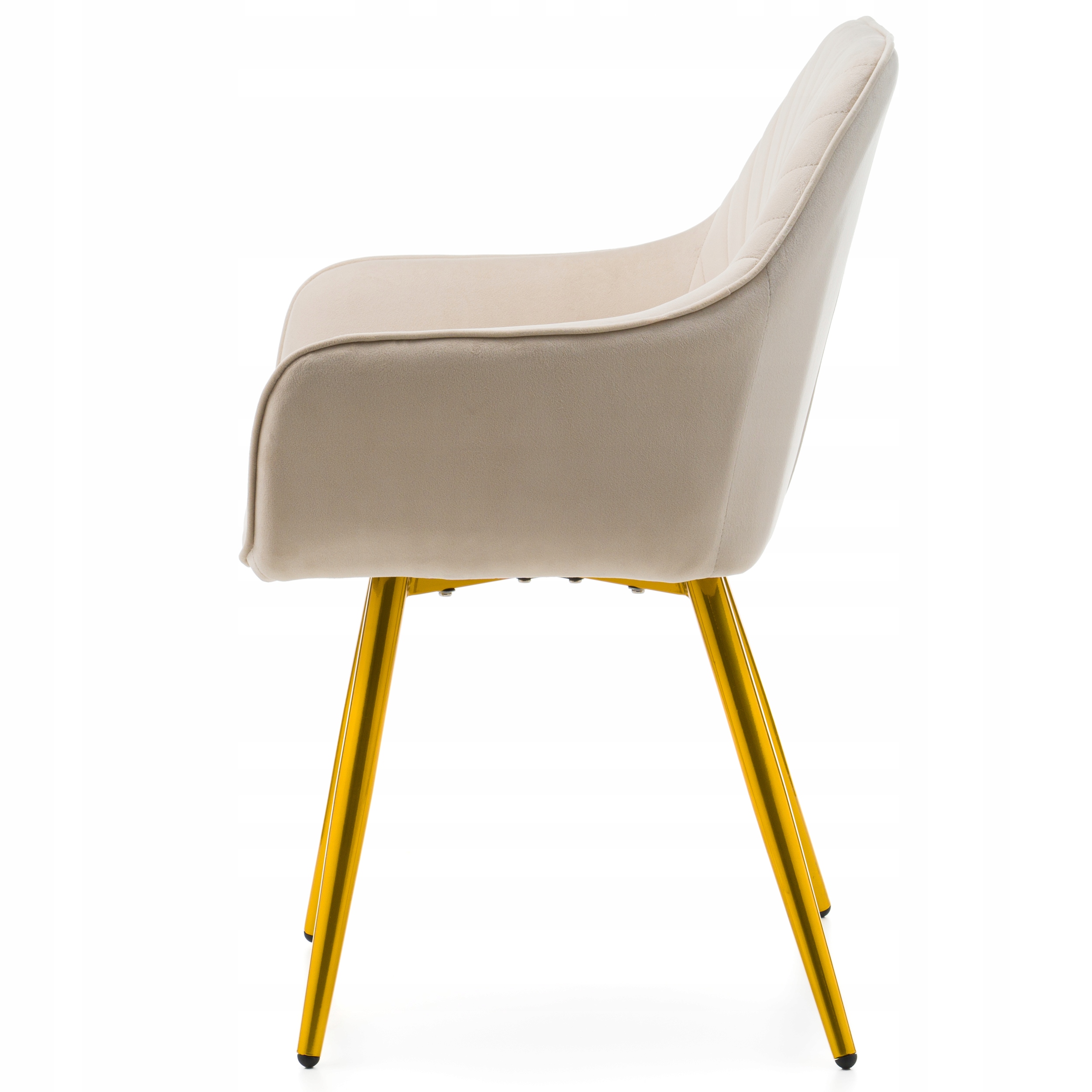 KRZESŁO TAPICEROWANE WELUROWE DO SALONU JADALNI NOWOCZESNE GLAMOUR VASTO Liczba krzeseł w zestawie 1