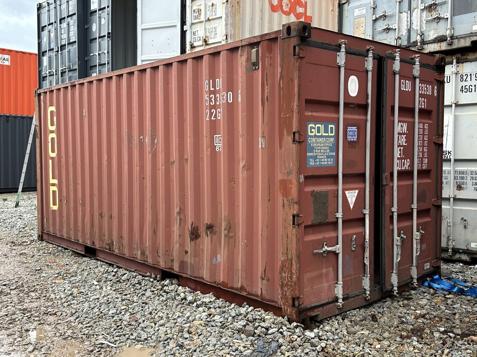 KONTENER MORSKI MAGAZYNOWY 20 DV