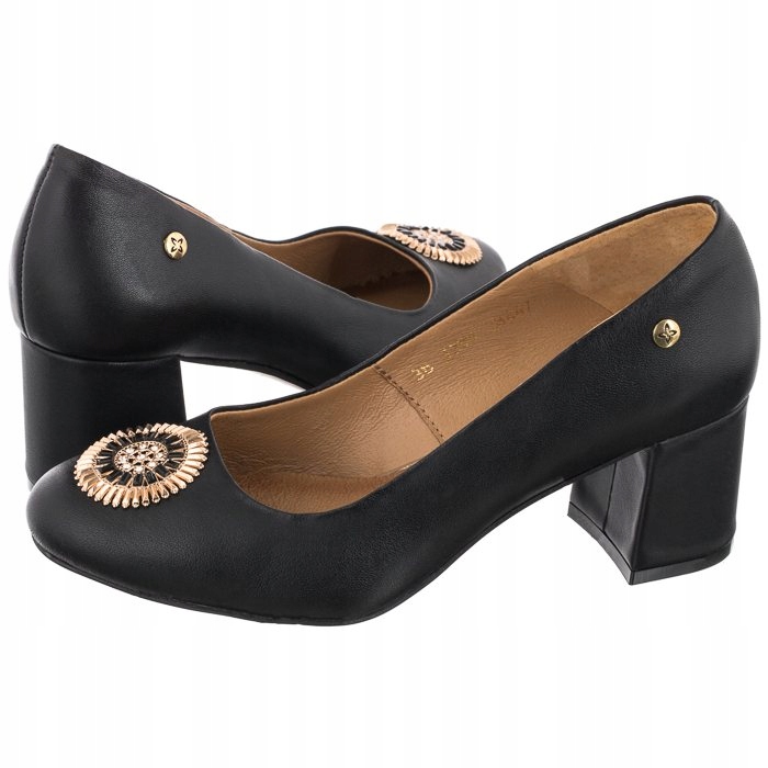 

Buty Damskie Czółenka Maciejka Czarne 3356B-01