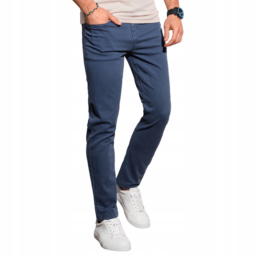 

Spodnie męskie chino P990 niebieskie XL