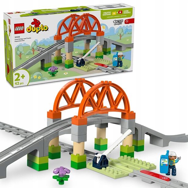 Lego Duplo 10426 Železniční most a koleje rozšiřující sada