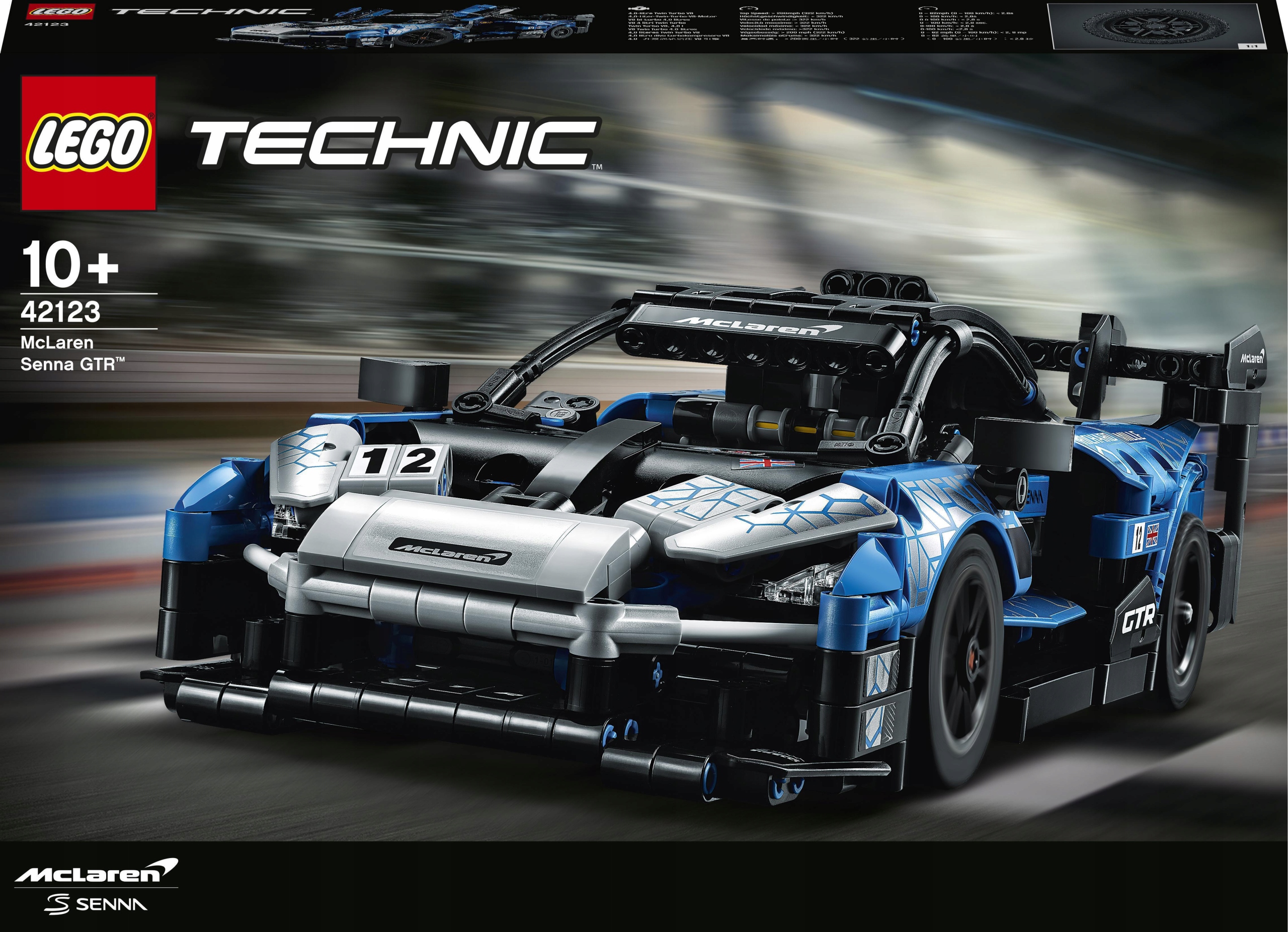 LEGO Technic McLaren Senna GTR 42123 + PREZENT