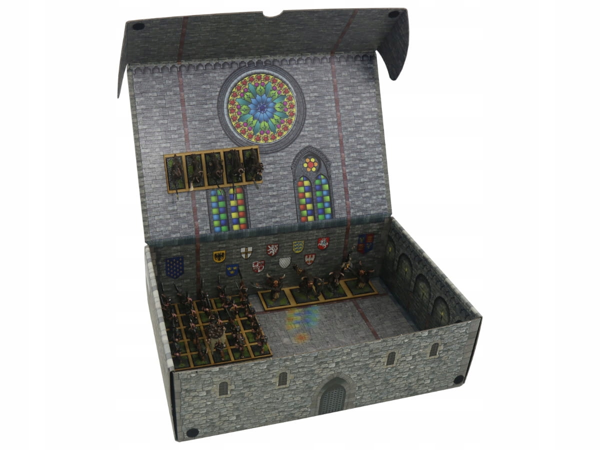 Magnetyczny tray 25mm to 30mm bases, 4x3 do modeli i figurek Stan opakowania oryginalne