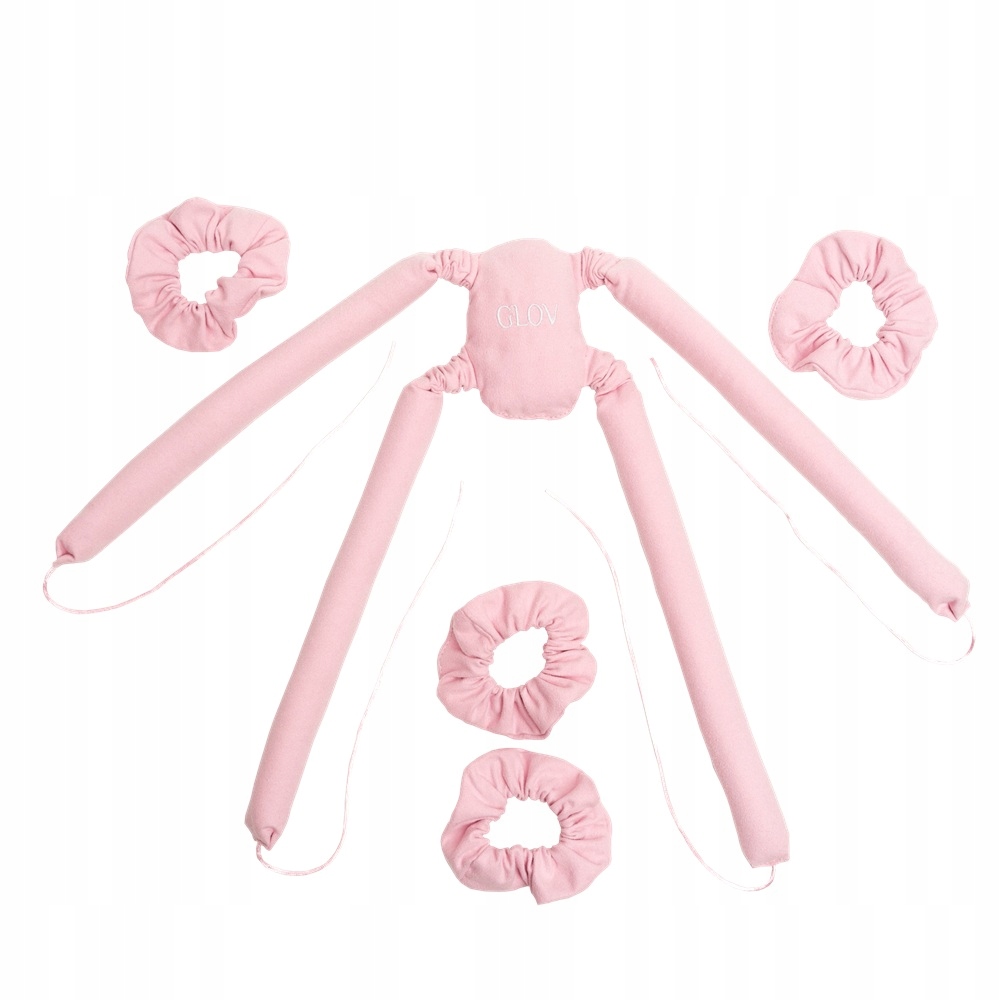 Glov CoolCurl Spider Válečky pro natáčení dlouhých a středních vlasů Pink 4 ks