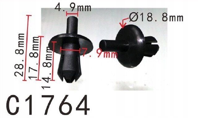 10X SPINKA KOŁEK NADKOLA PROGU OPEL ASTRA CORSA MERIVA OMEGA VECTRA ZAFIRA EAN (GTIN) 5905832811457