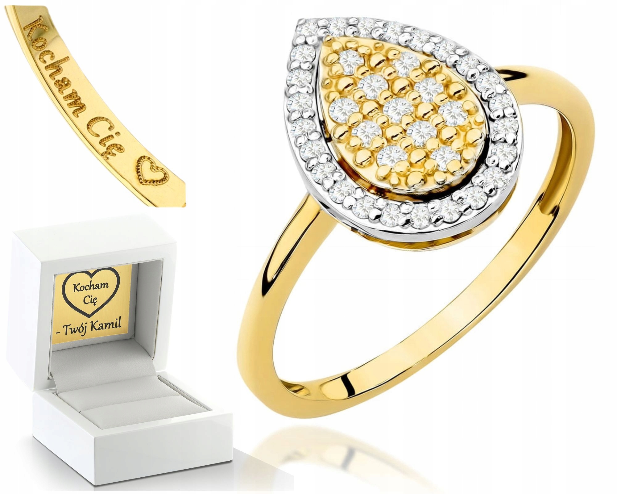 Zlatý Prstýnek S Diamanty