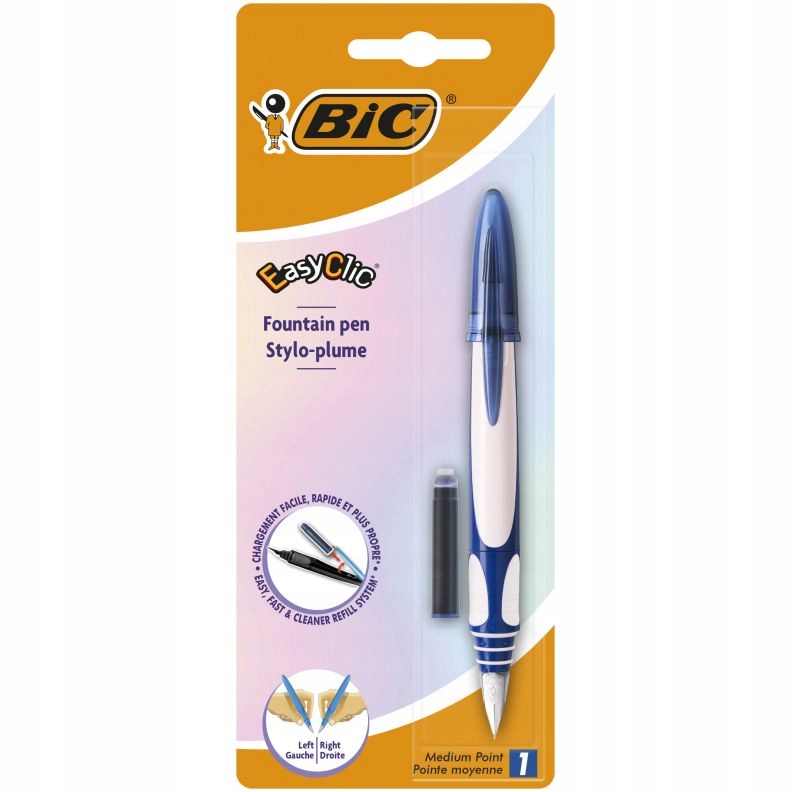 BIC Pióro wieczne Easy Clic Standard + nabój