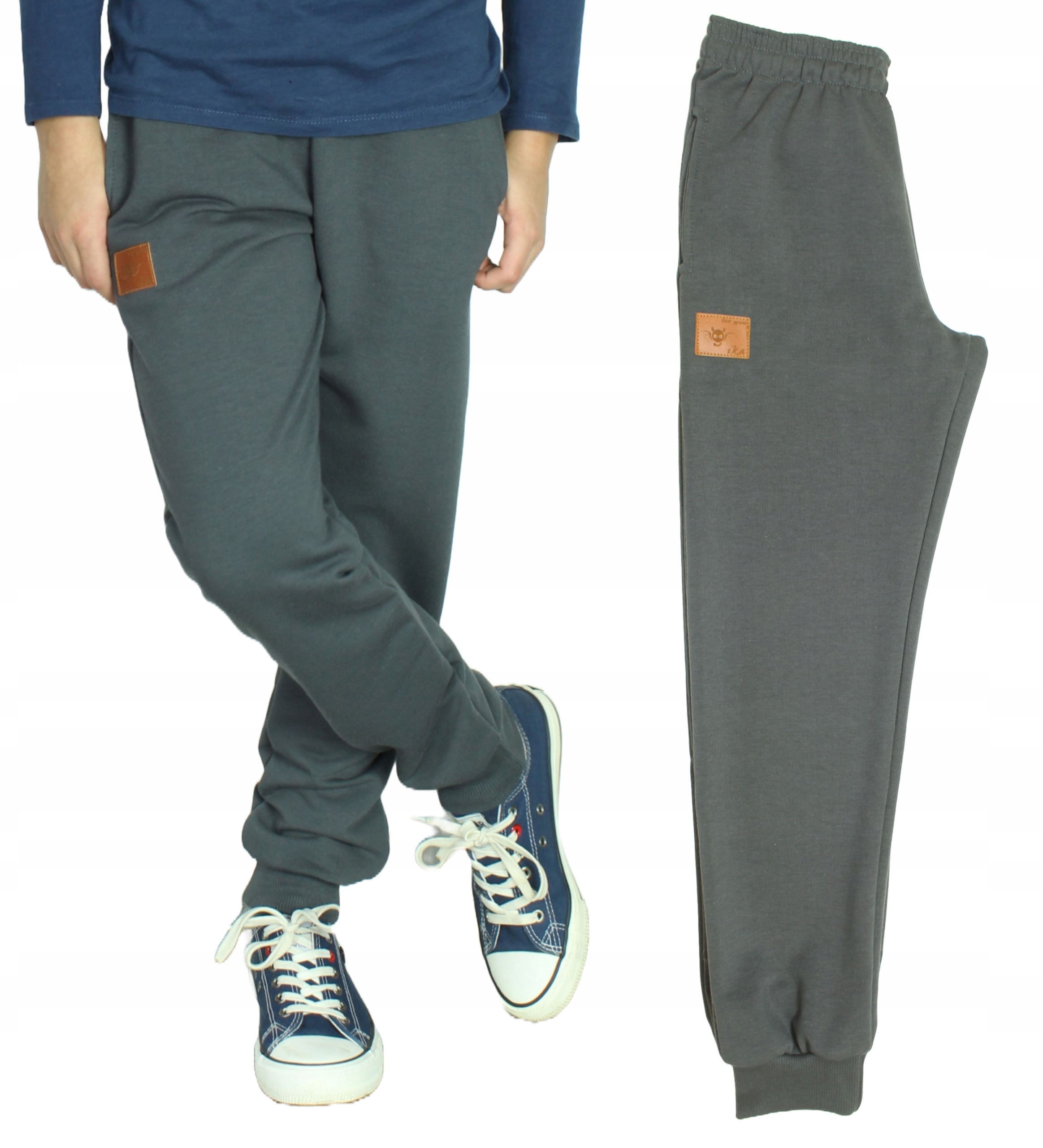 Spodnie Dresowe FOR YOU IKA 140 stalowe Marka Ika