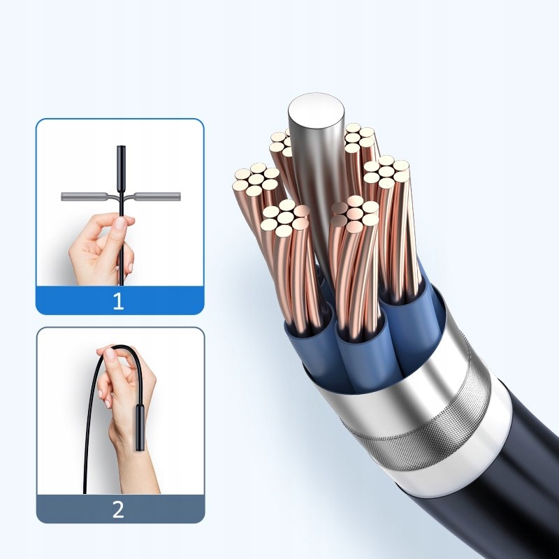 ENDOSKOP KAMERA INSPEKCYJNA DUO WARSZTATOWA ANDROID iOS 5m 1920P HD 8 LED Kod producenta W400-B