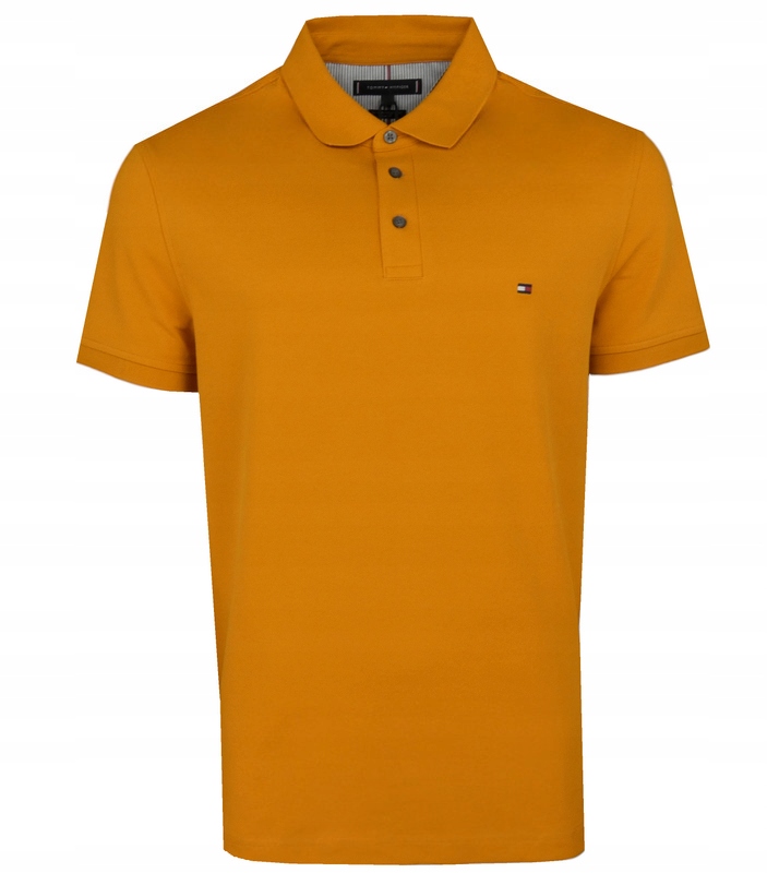 Tommy Hilfiger pánské polo, Slim, oranžové, L