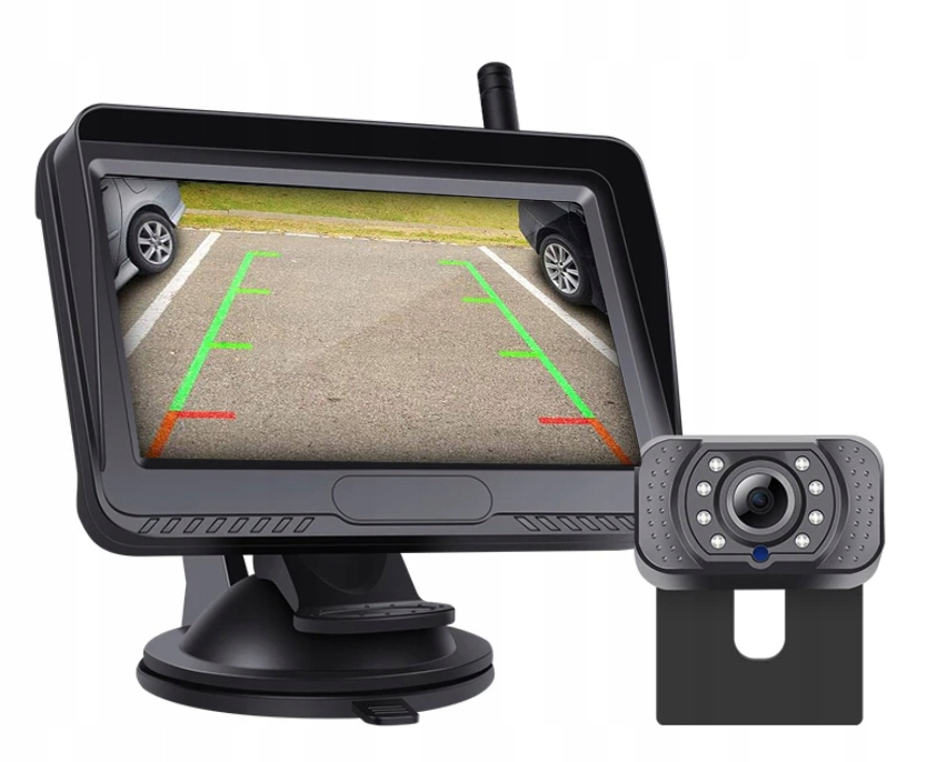 Bezdrátová Couvací Kamera 720p Monitor 4,3 palců WiFi Ips Nightvision