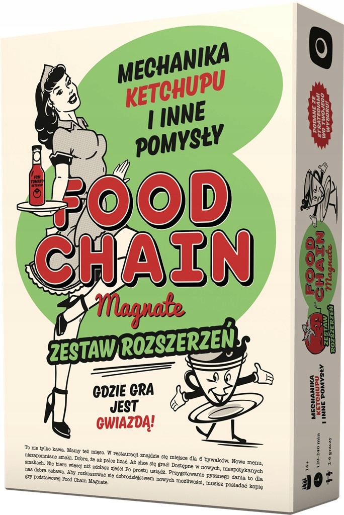 Gra planszowa Rozszerzenie dodatek Food Chain Magnate Keczup Ketchup