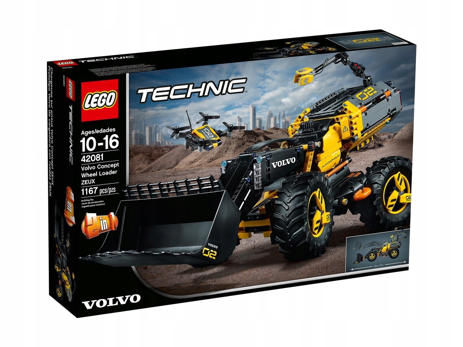 Lego Technic 42081 Volvo kolový nakladač Zeux Nový
