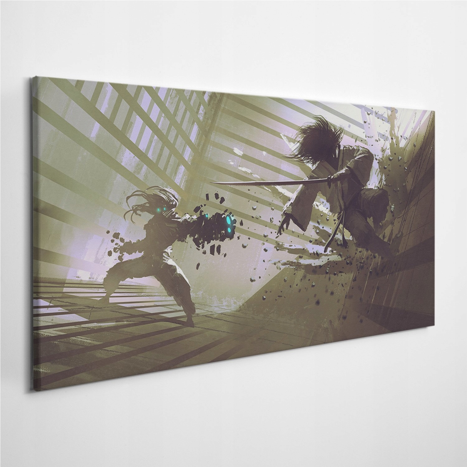 

Foto-obraz na ścianę Walka Samuraj Robot 100x50 cm