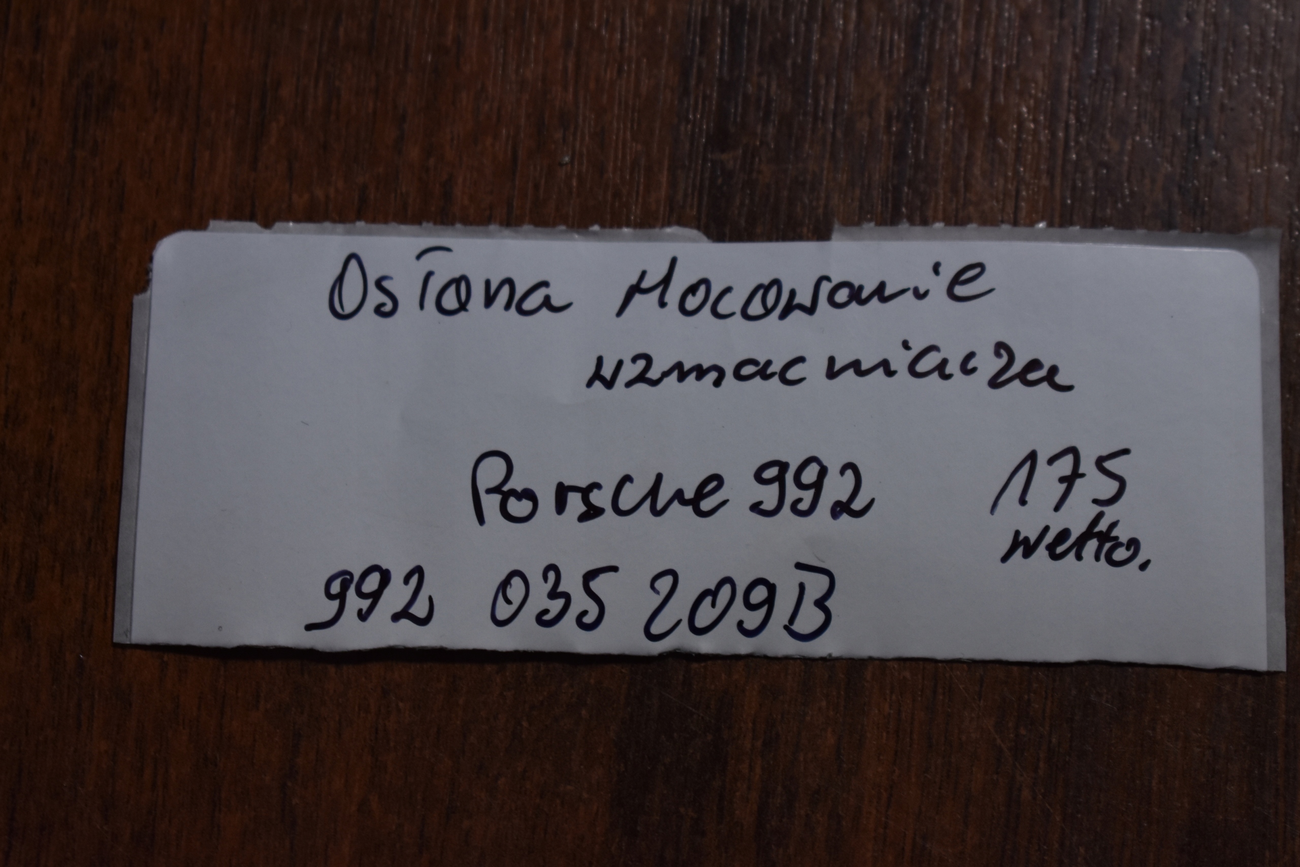 IDEALNY DRŠKA DRŽAČ DRŽAČ POJAČALA PORSCHE 992 1