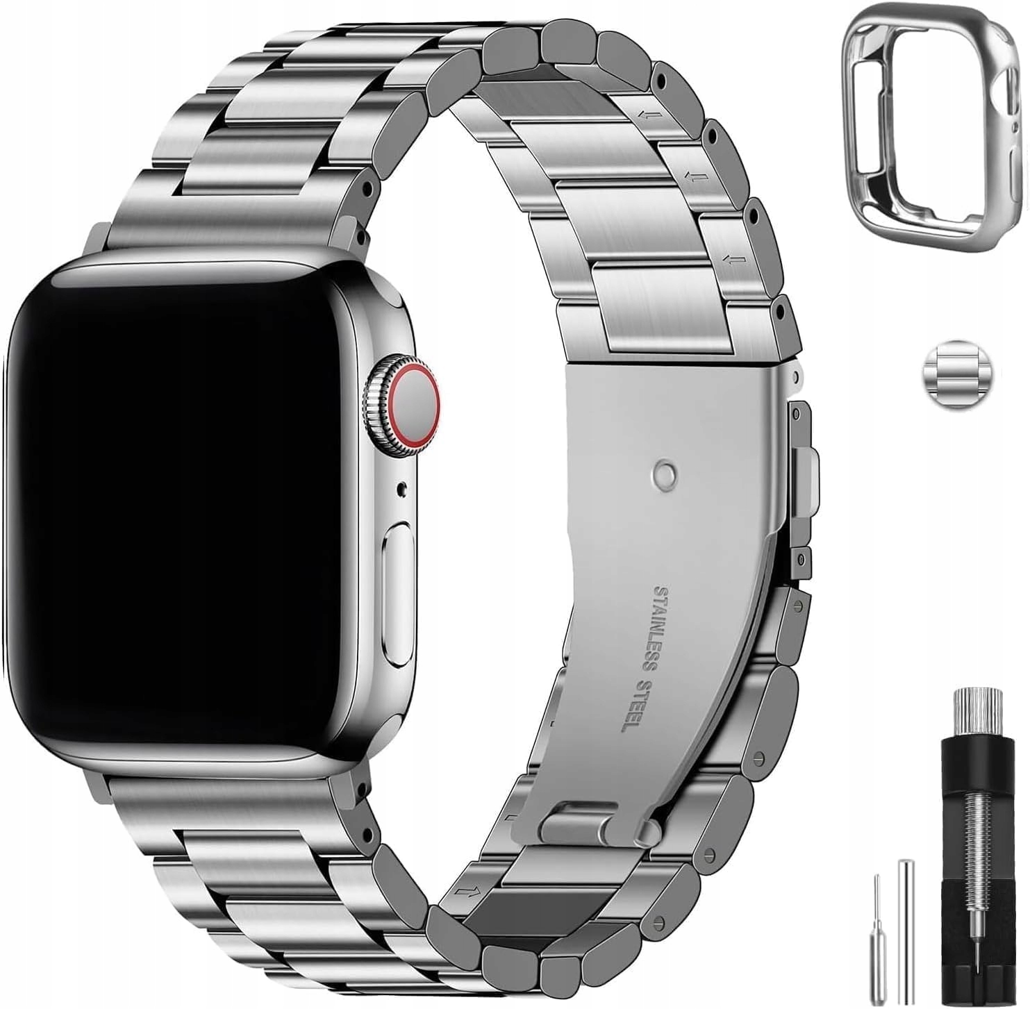 Pasek Fullmosa Stanley Steel do Apple Watch 42, 42, 40, 38mm SWB-1669