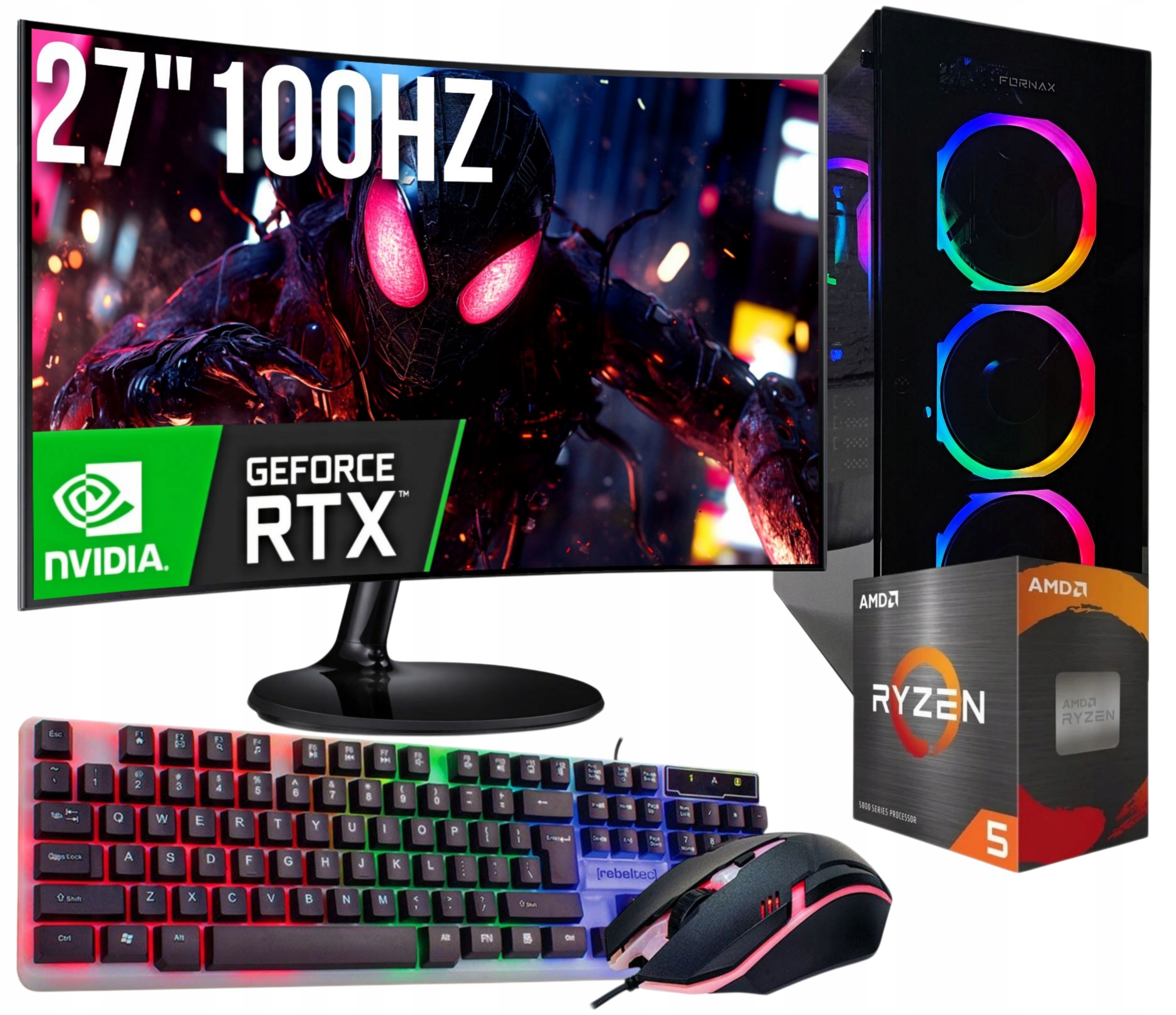 Sada Gamer Master Ryzen 5 32GB Ssd M.2 1TB Rtx 3050 6GB