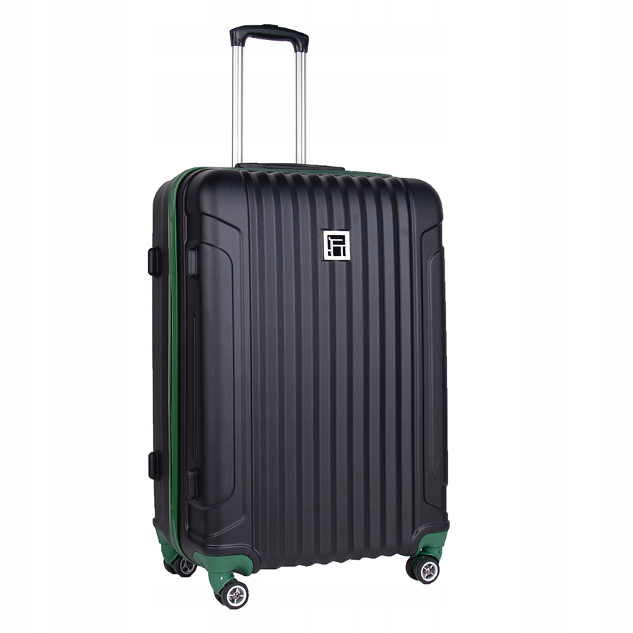 Walizka kabinowa twarda Mała Lekka Czarna 40 L Paso Wakacje Podróż