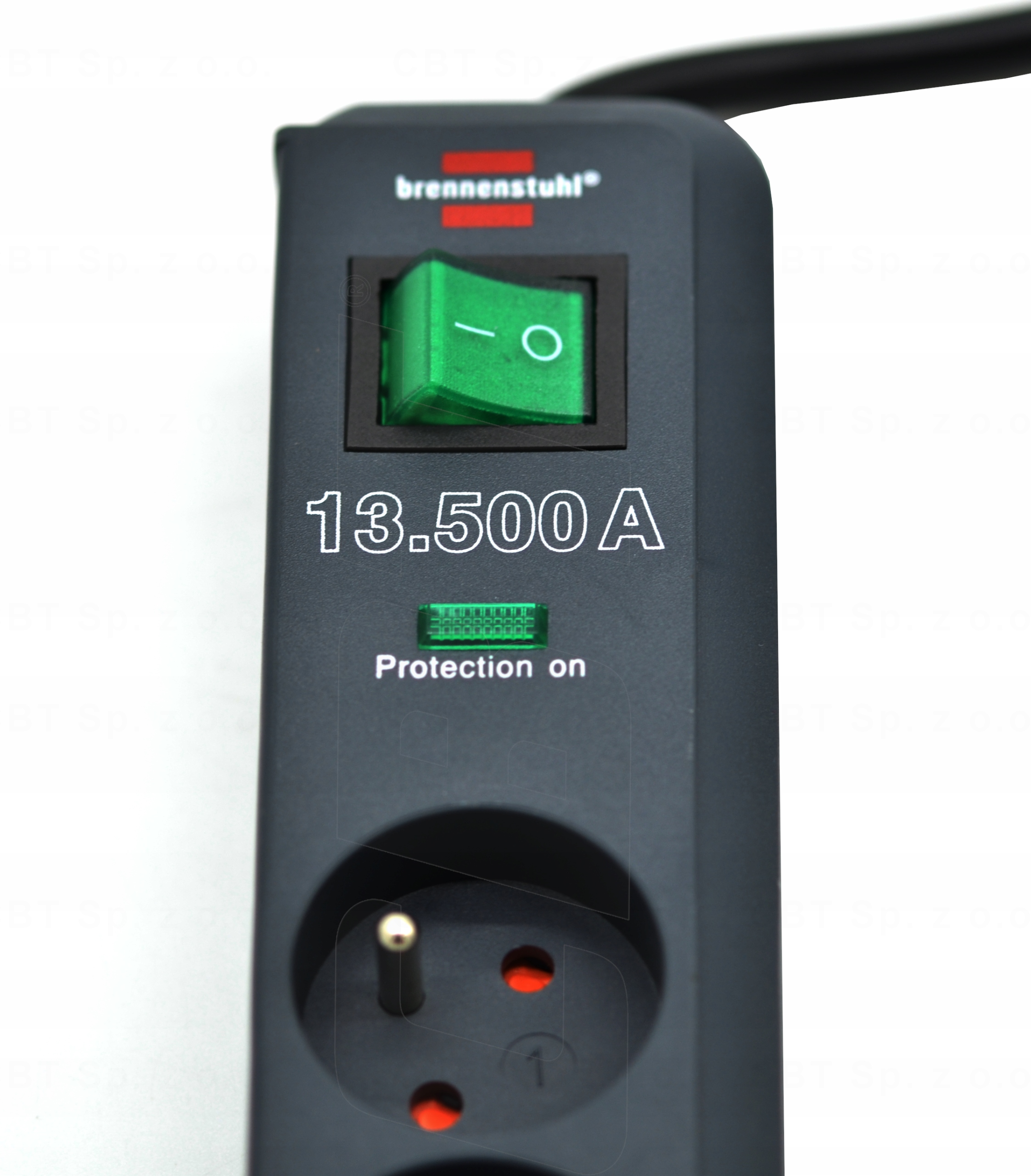 LISTWA PRZECIWPRZEPIĘCIOWA PRZEDŁUŻACZ 4G 13.500A ZASILACZ DOMOWY KABEL 1,5 Model Eco Line