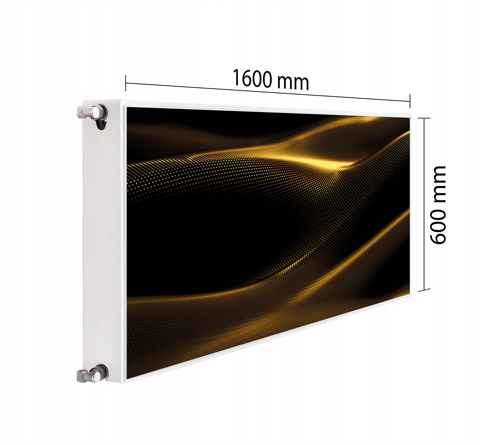 Magnetická Krytka Na Radiátor 160x60 Zlatá Podložka Magnet