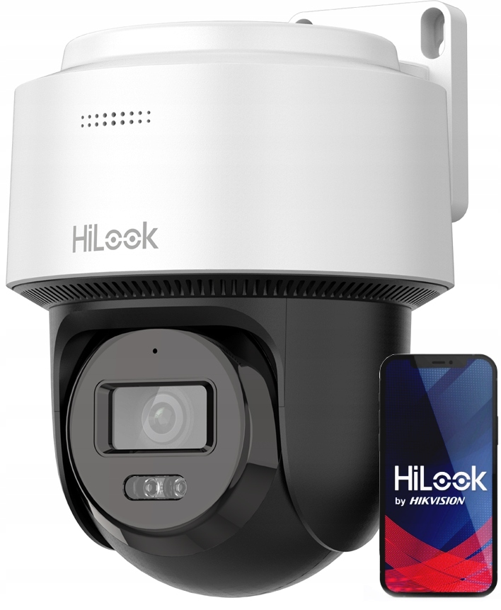 Otočná Ip kamera Full Hd PTZ-N2MP-P HiLook od Hikvision Mikrofón Reproduktor