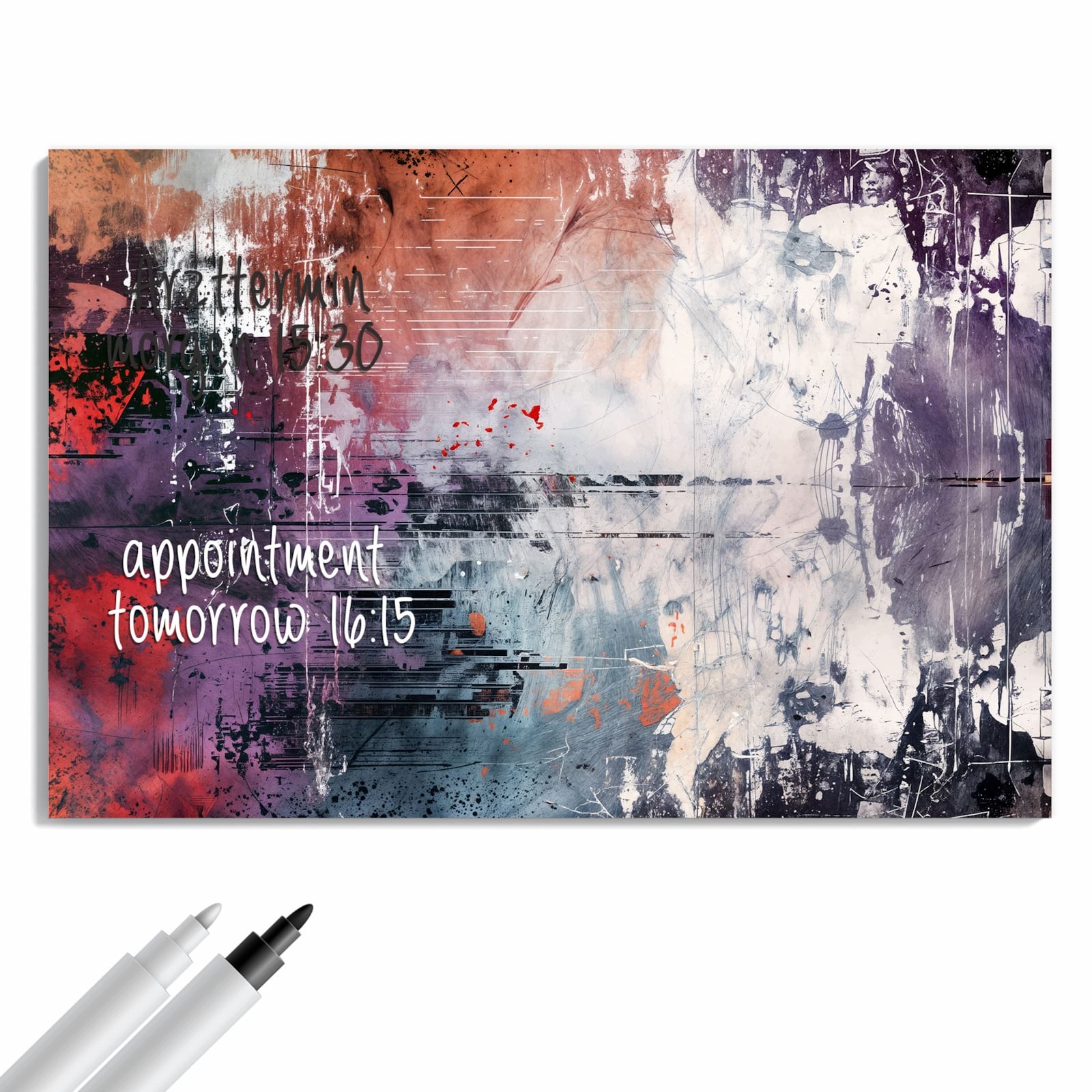 Magnetická tabule Abstraktní umění Kompozice 60 × 40 cm