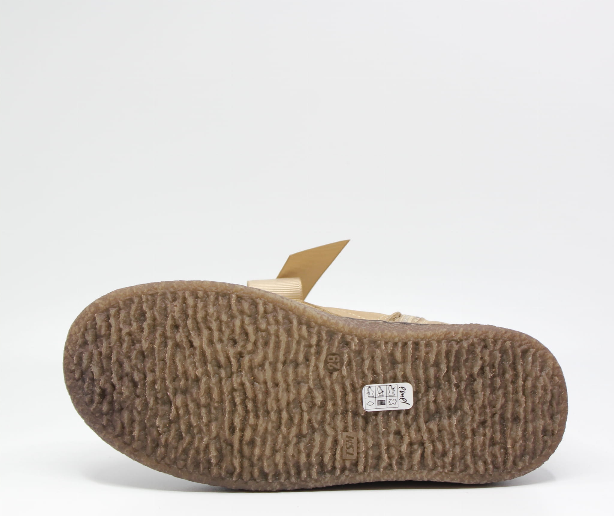 Buty dziewczęce EMEL E2659-3 beżowe - 29 Płeć dziewczynki