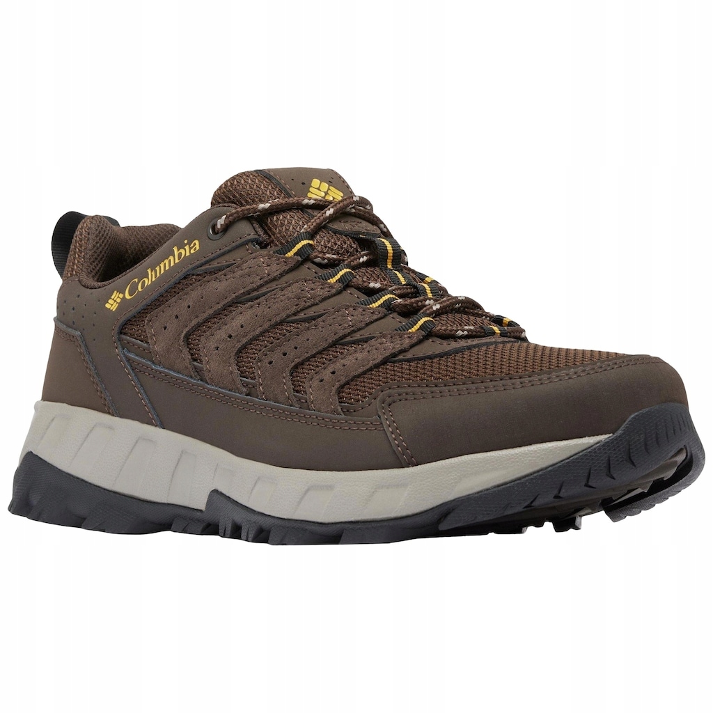 Trekové boty Columbia Strata Trail Low Cordovan/Golden Yellow 44