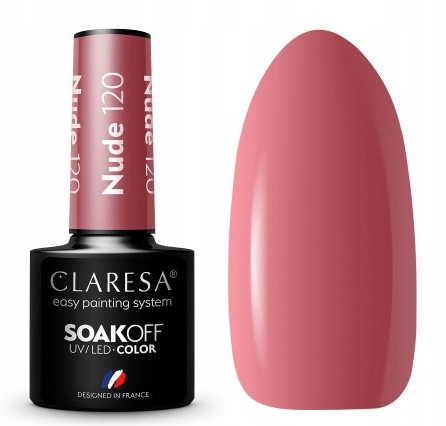 

Claresa Lakier Hybrydowy Uv/led Nude 120