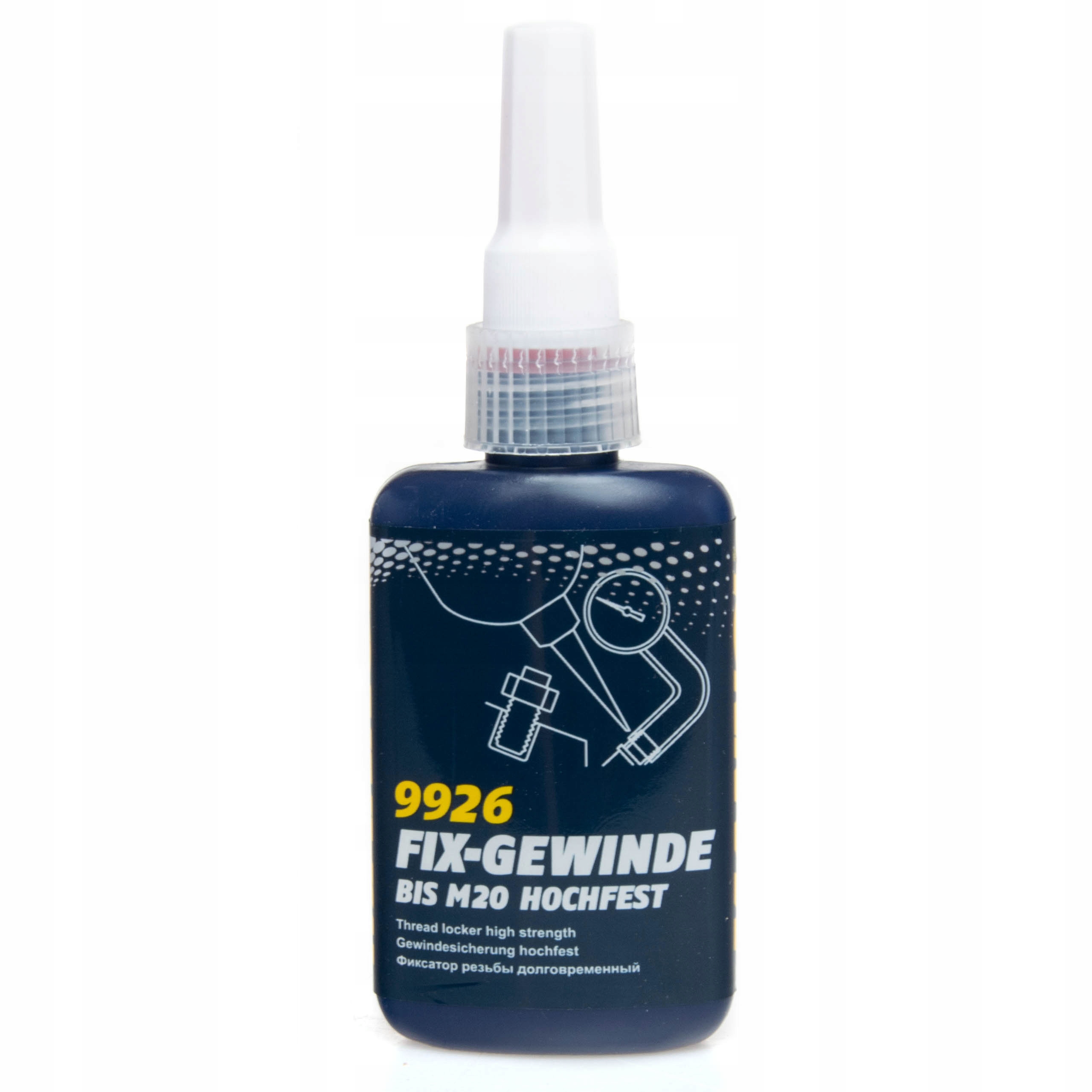 KLEJ DO GWINTÓW MOCNY - CZERWONY 50ml MANNOL 9926