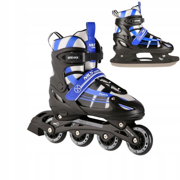 Brusle Nils Extreme NH18366A 2v1 černo-modré Velikost: M(35-38)
