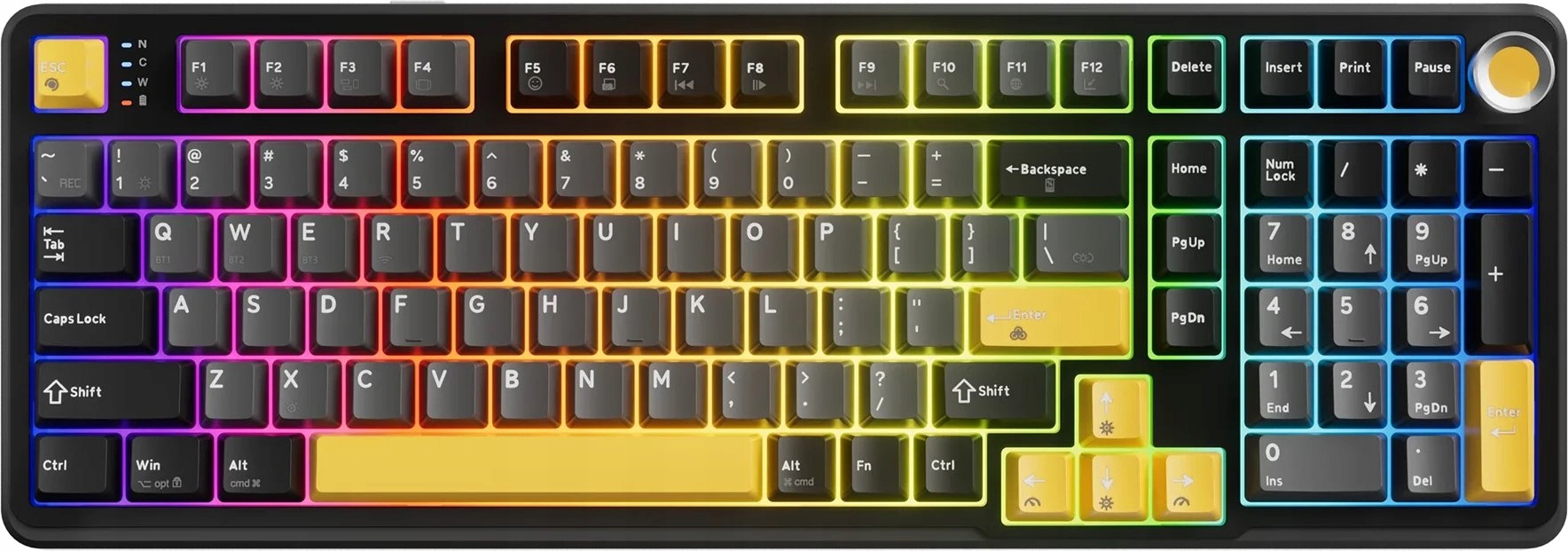 Klawiatura Marvo Titan 98 Wireless Banana Crystal (KG986W)