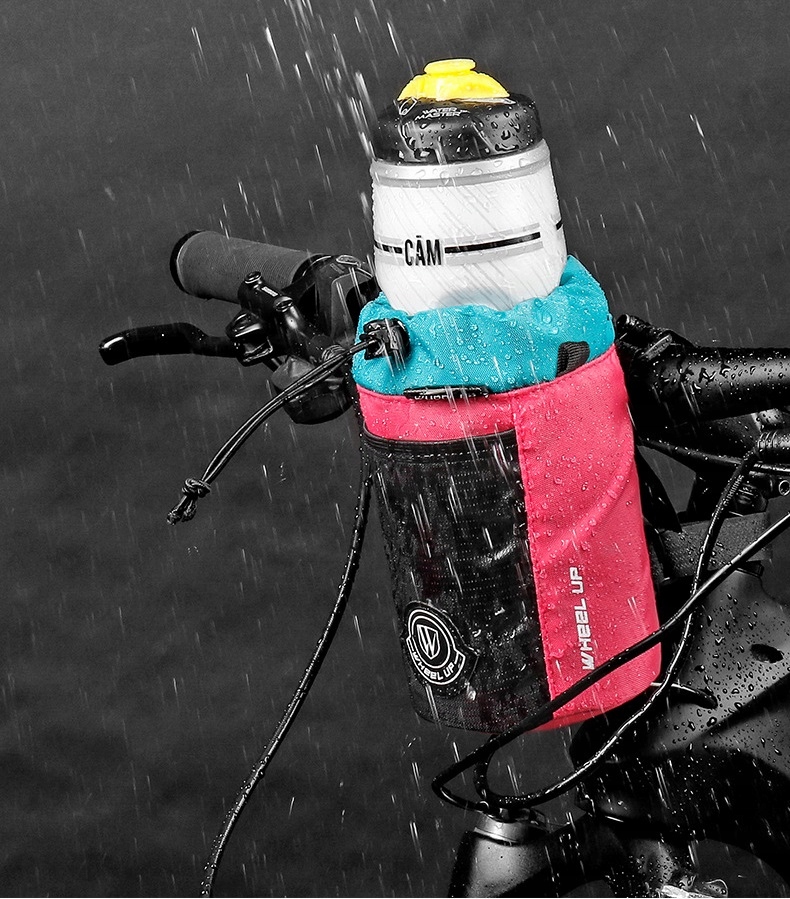 KIESZEŃ NA BIDON ROWEROWY NA KIEROWNICĘ KOSZYK NA BIDON UCHWYT NA BIDON Materiał dominujący nylon