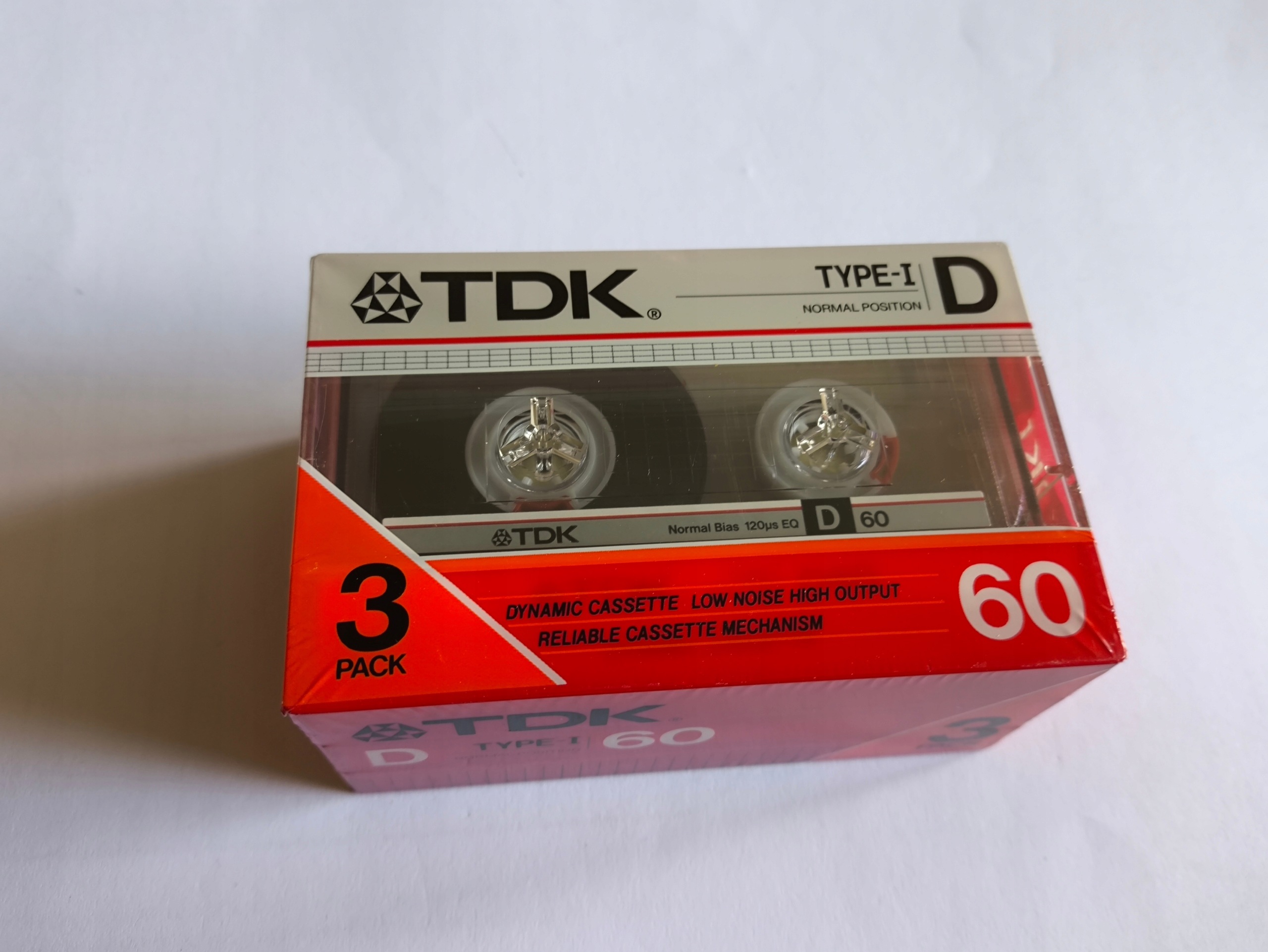 3pack (3 kazety) Tdk D60 D 60 1985 Nos fólie *3805
