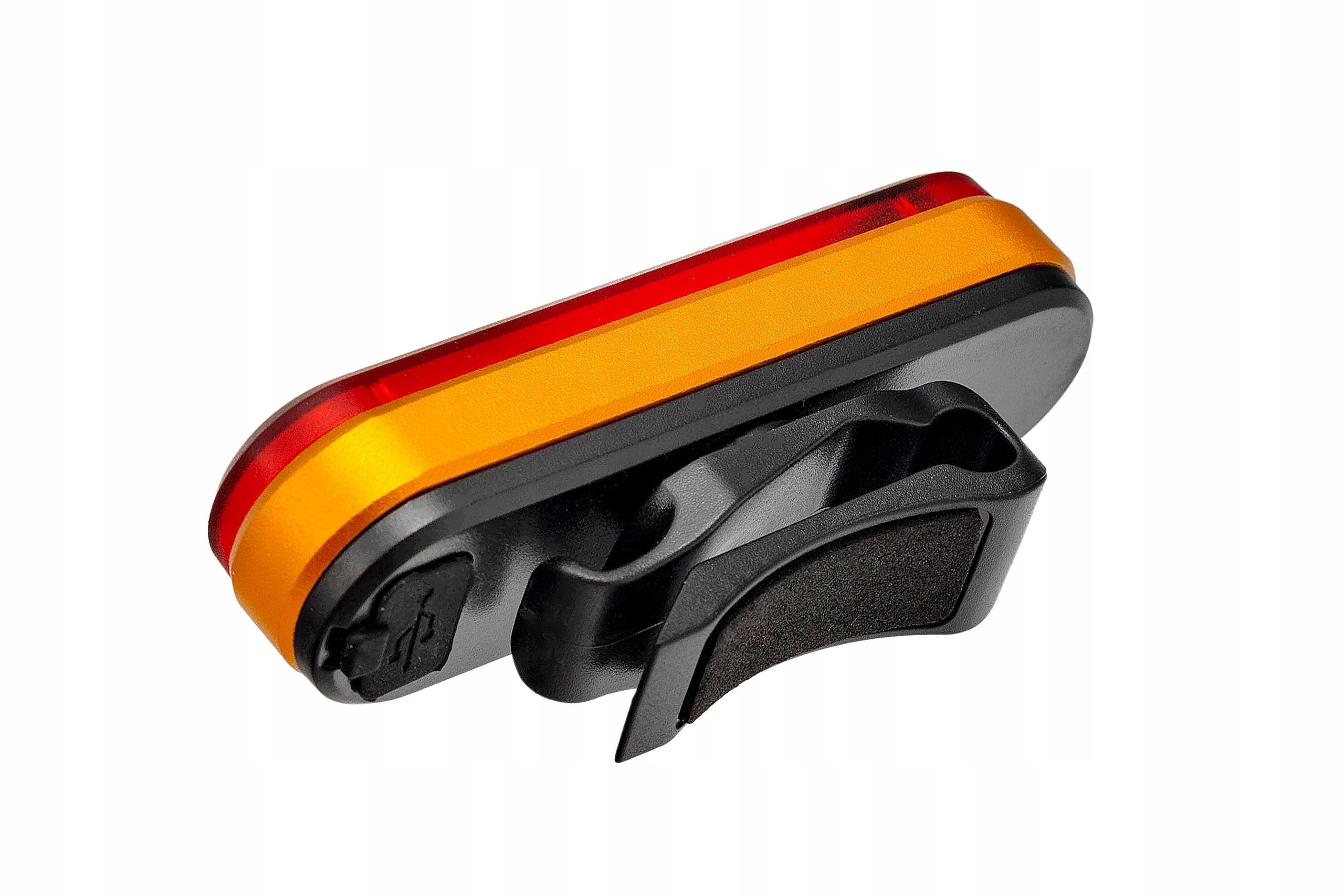 LAMPA TYLNA VLB PATHFINDER 500MAH USB Kolor dominujący pomarańcze i czerwienie