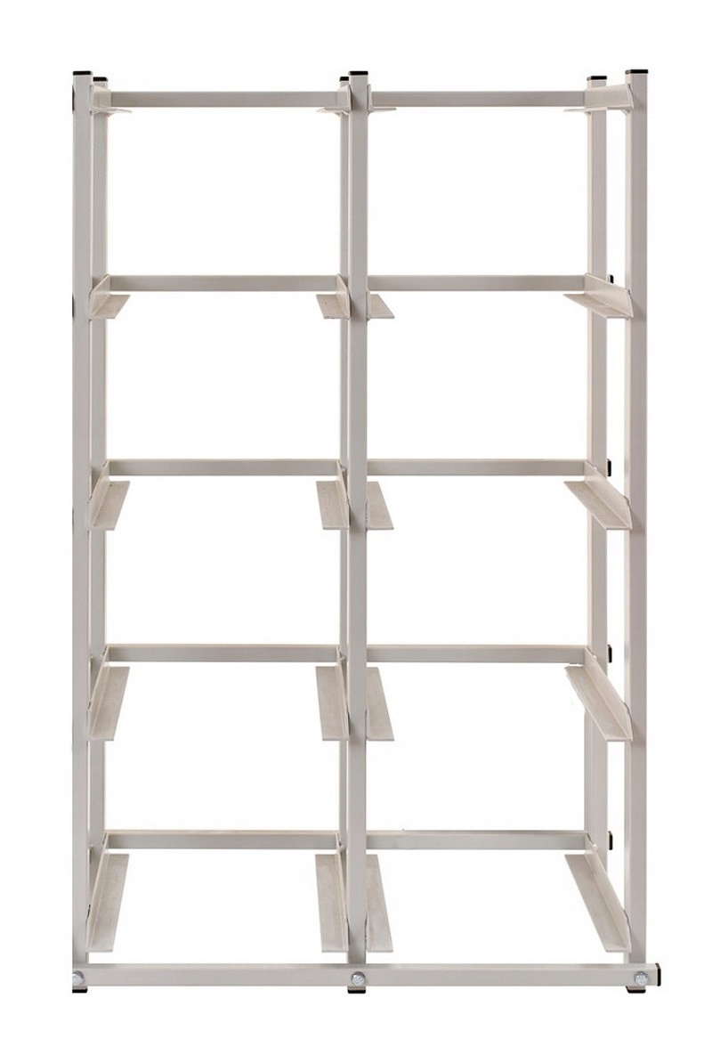 Regał z pojemnikami na kuwet warsztatowe 10 poj. Kod producenta QB-R1-00002-p