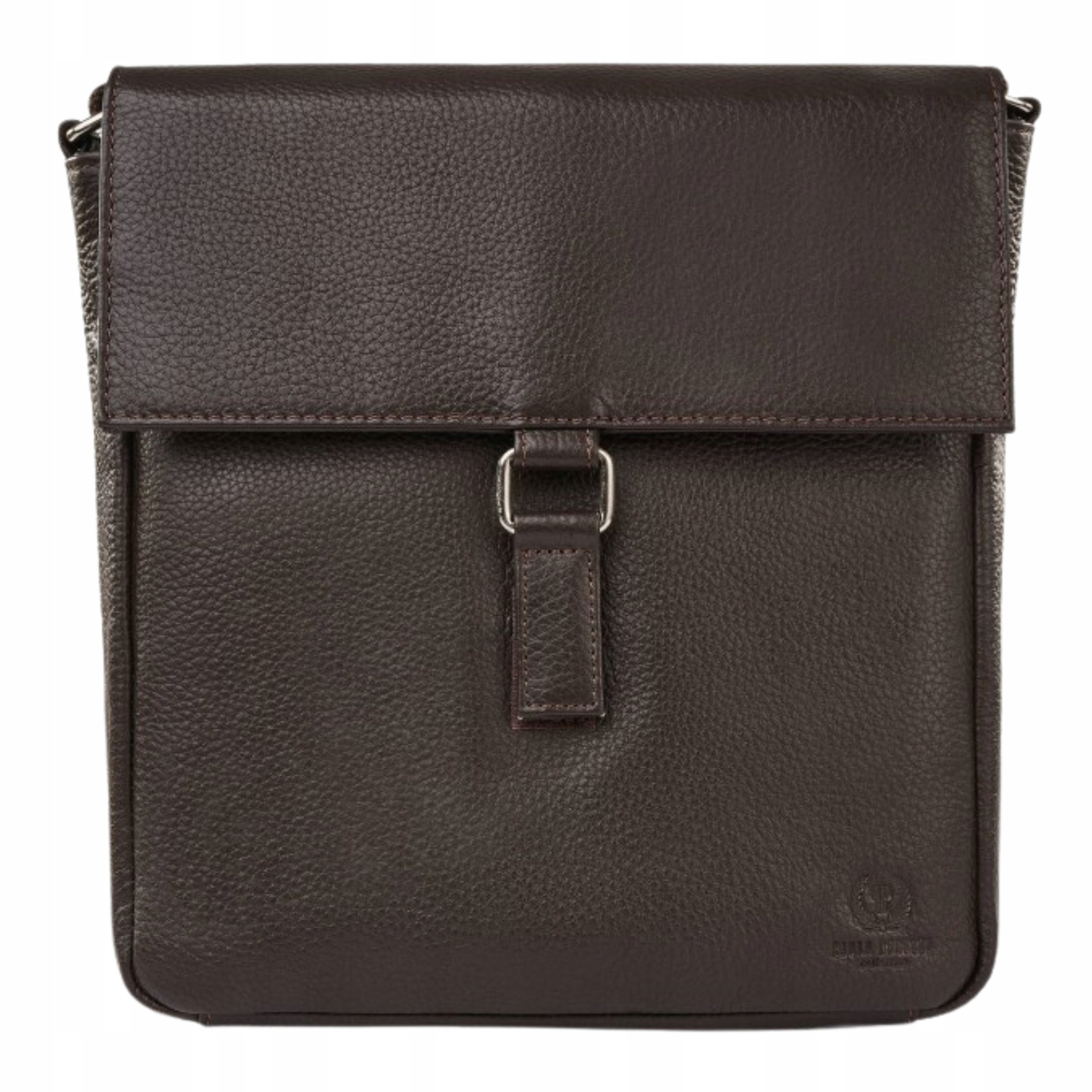 Dámská kabelka Přes Rameno Malá přírodní kůže Pásek Paolo Peruzzi Hnědá