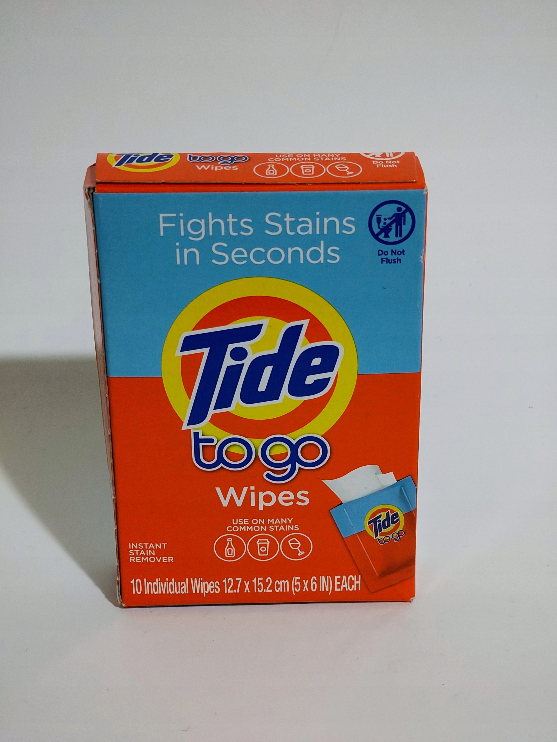 Levně Tide To Go Wipes – Ubrousky na odstranění skvrn 10 Ks
