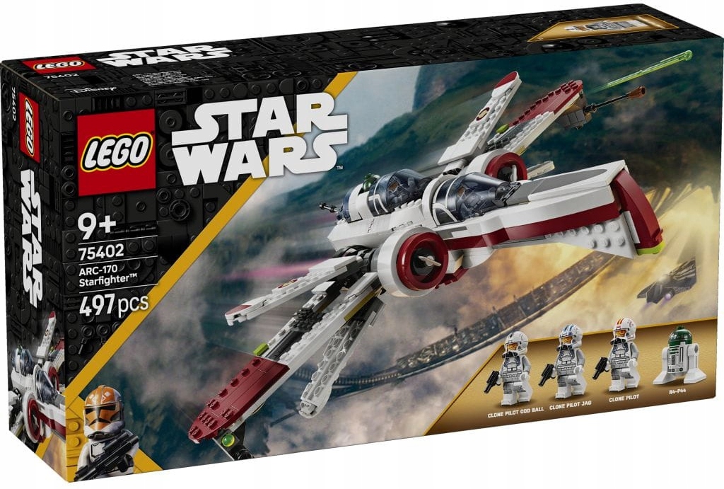 Lego Star Wars Stíhačka ARC-170 Sada Kostek 75402