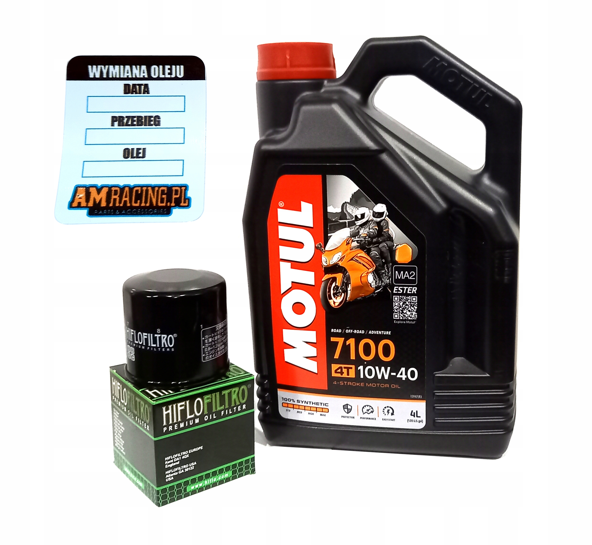 

Olej Motul 7100 MA2 4L 10W40 Filtr Hiflo HF204