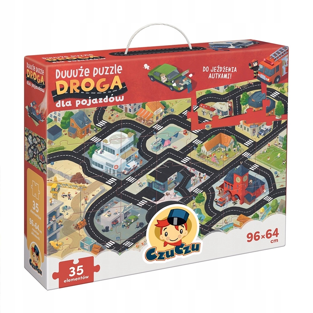 

Puzzle CzuCzu Miasto Droga dla pojazdów 64x96 cm