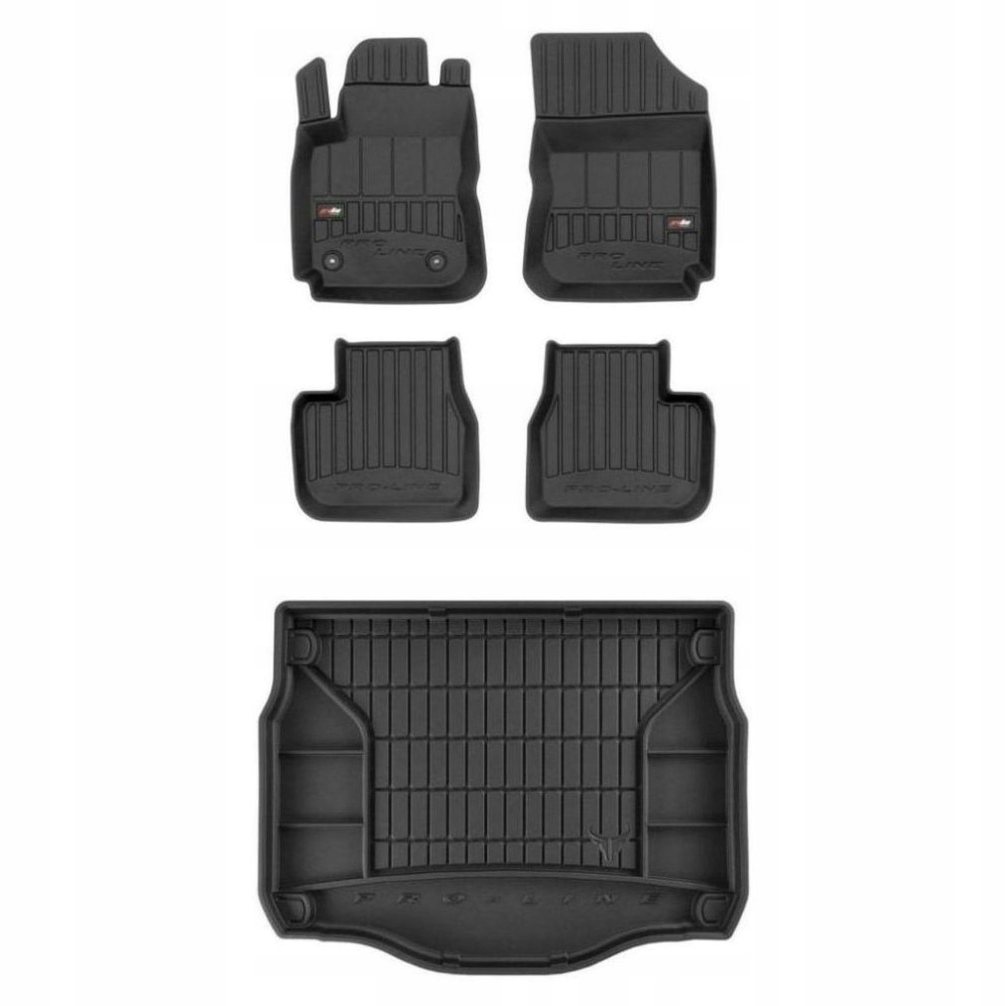 3D gumová sada koberců a rohožek Citroen C4 Cactus 2014-2020