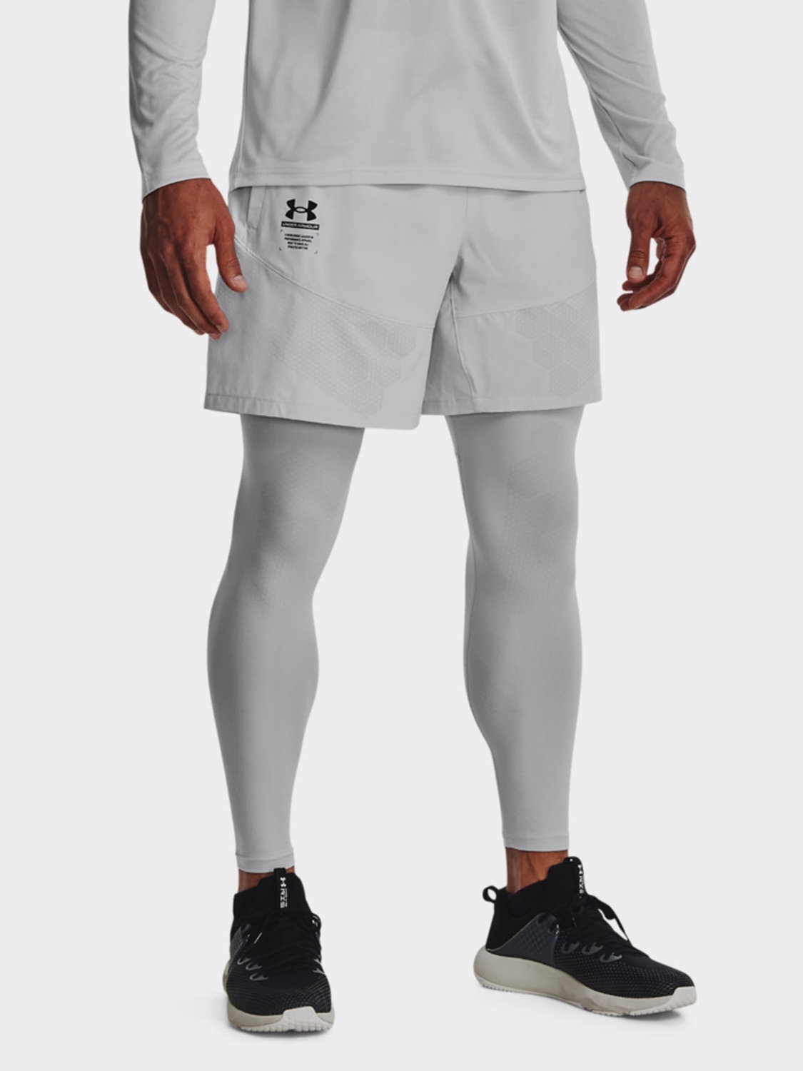 Under Armour Kraťasy Ua Armourprint Woven Shorts-GRY