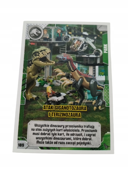 Karta Lego Jurassic World Seria 2 Numer 189