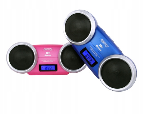 Radio Bluetooth CR 1139 Pink - USB, FM, AUX, Przenośne