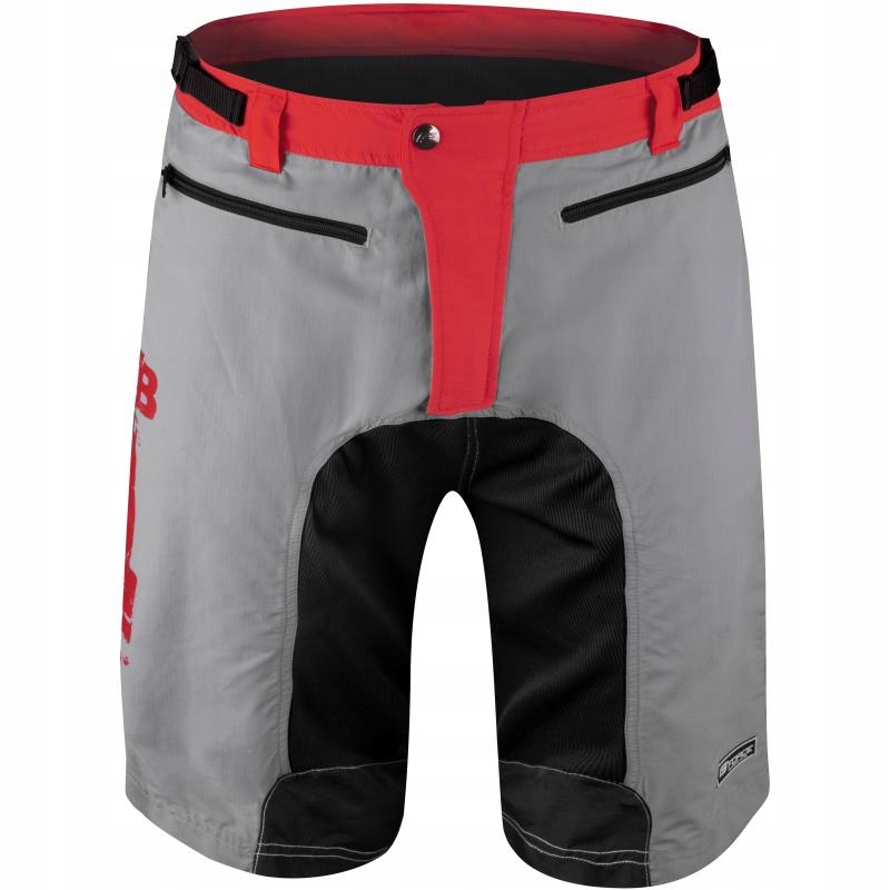 Force Kraťasy Mtb-11 pánské volné s vložkou šedé Xs